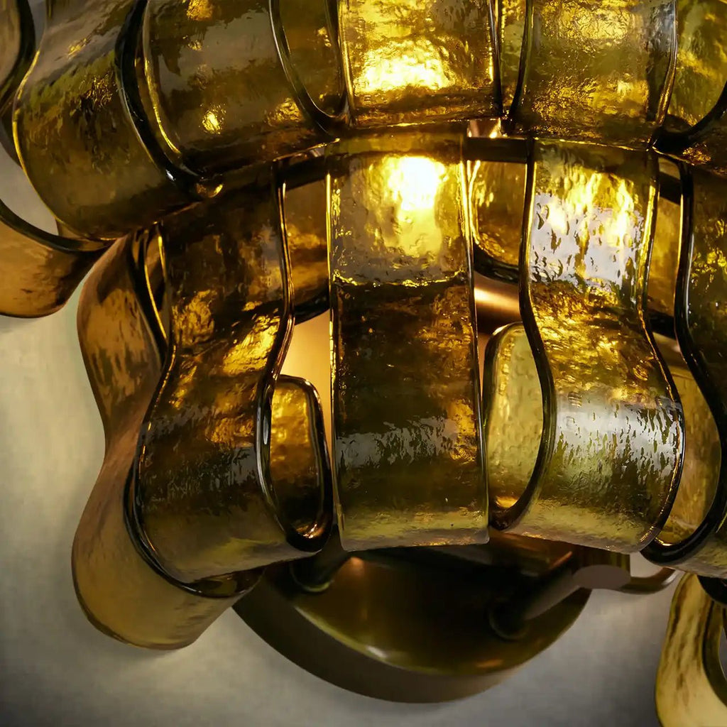 Ghiaccio Glass Wall Sconce - fovolighting