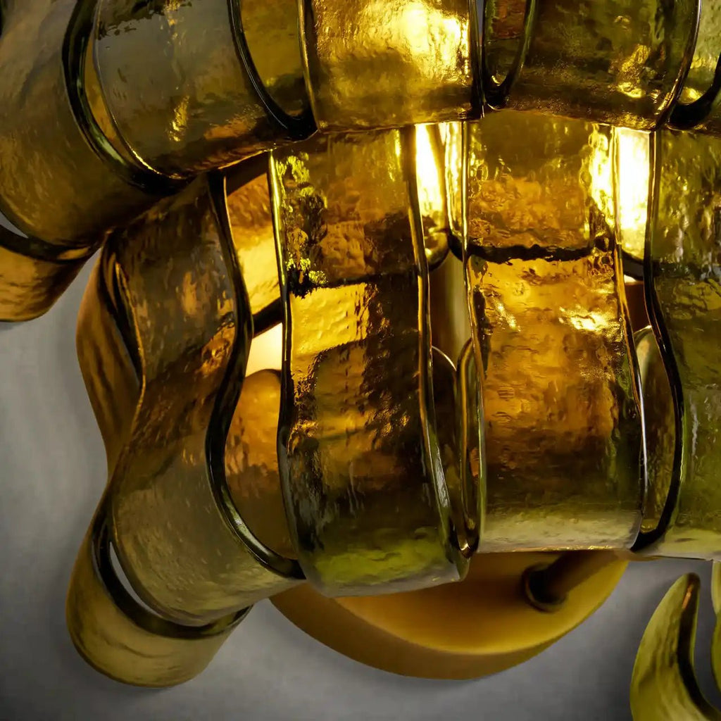 Ghiaccio Glass Wall Sconce - fovolighting