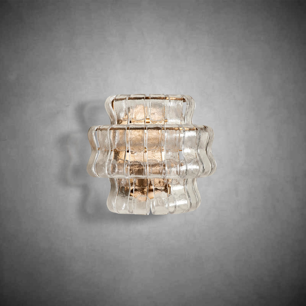 Ghiaccio Glass Wall Sconce - fovolighting