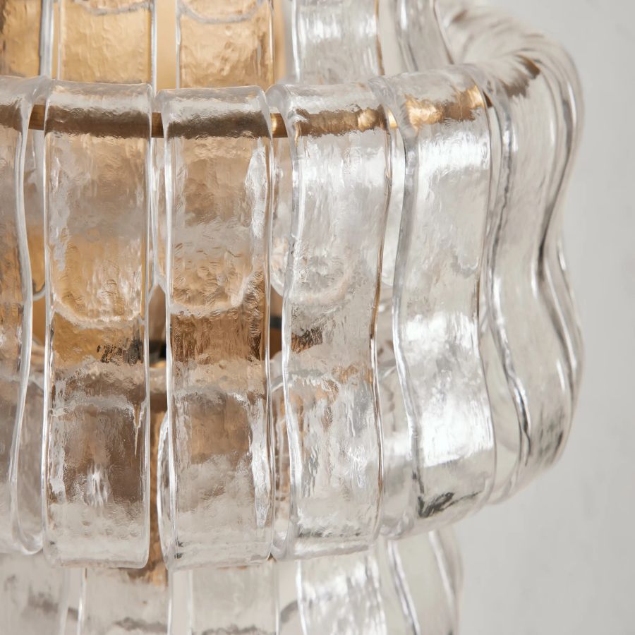 Ghiaccio Glass Wall Sconce - fovolighting