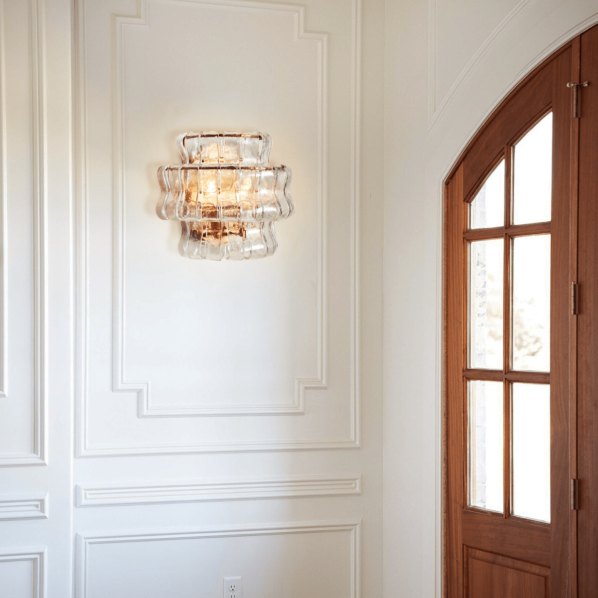 Ghiaccio Glass Wall Sconce - fovolighting