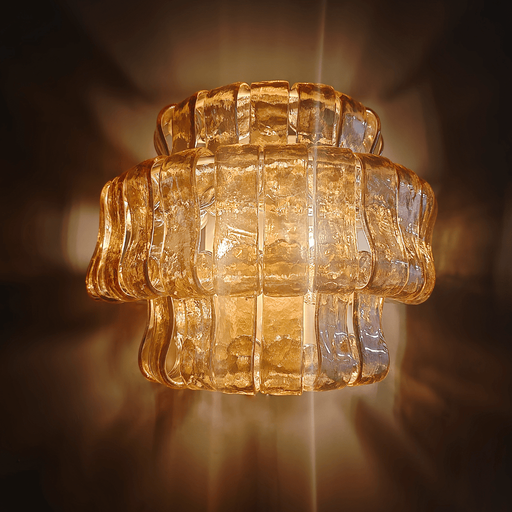 Ghiaccio Glass Wall Sconce - fovolighting