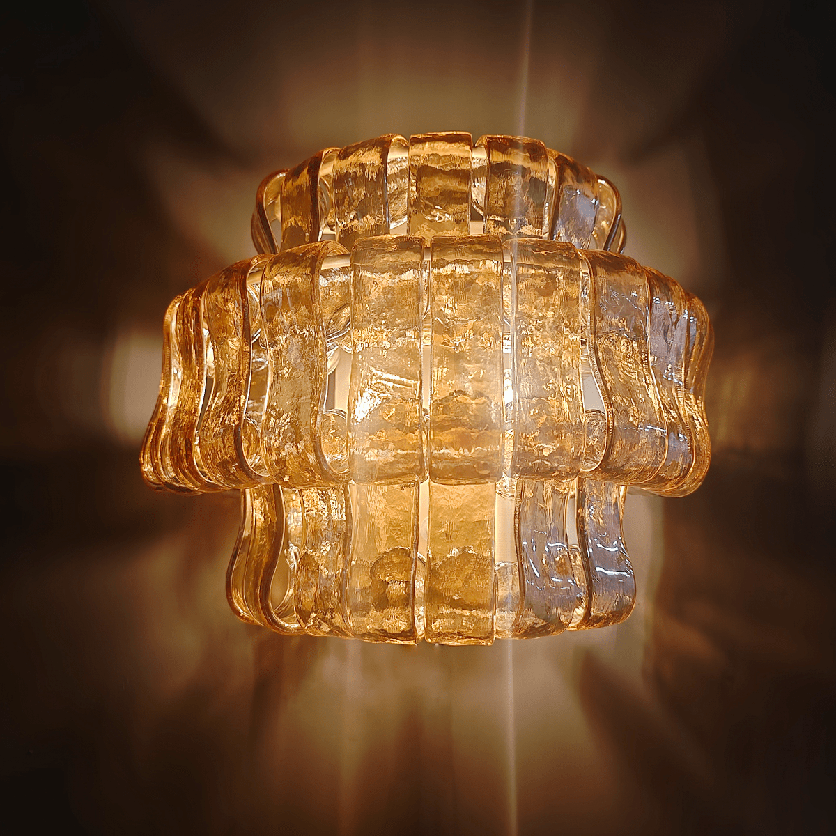 Ghiaccio Glass Wall Sconce - fovolighting