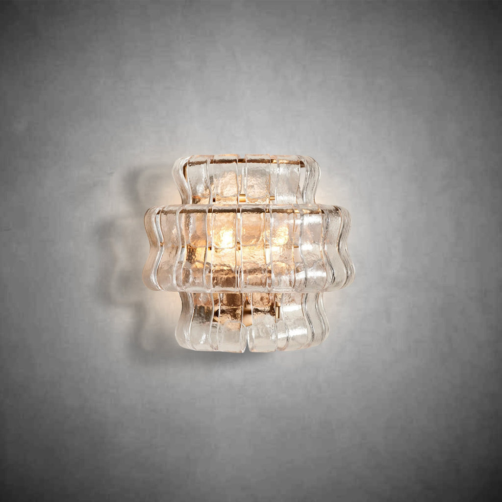 Ghiaccio Glass Wall Sconce - fovolighting