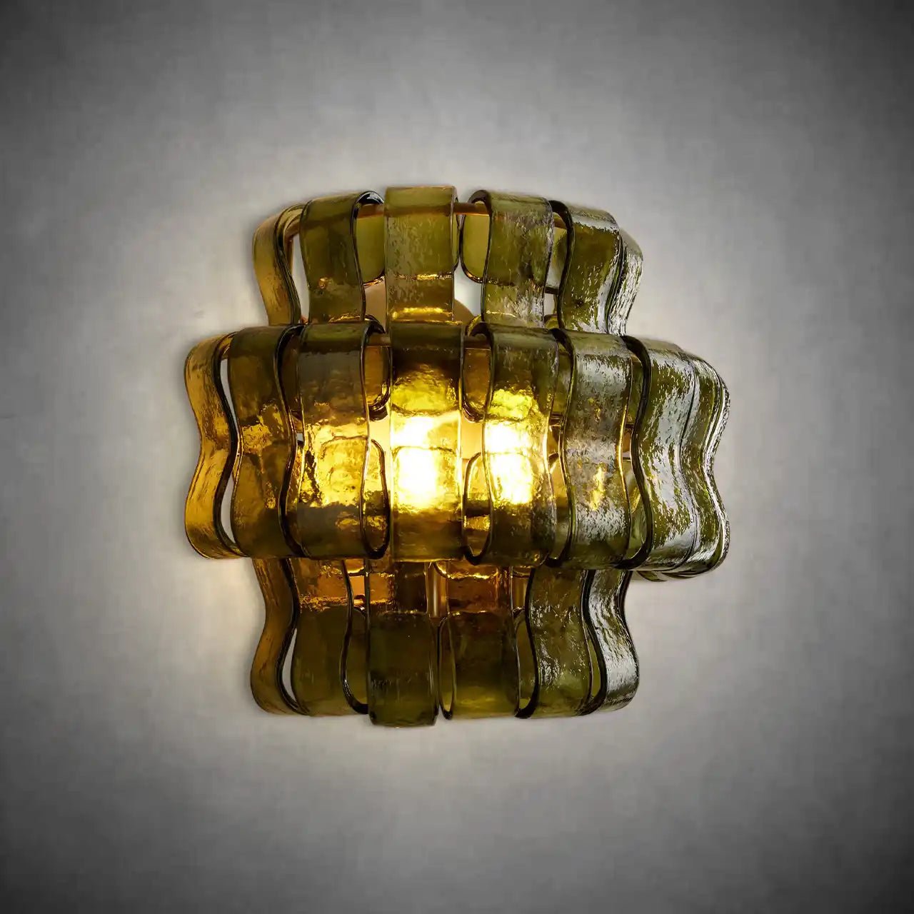 Ghiaccio Glass Wall Sconce - fovolighting