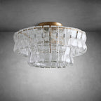 Ghiaccio Modern Glass Flushmount - fovolighting