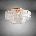 Ghiaccio Modern Glass Flushmount - fovolighting
