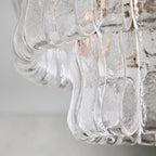 Ghiaccio Modern Glass Flushmount - fovolighting