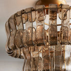 Ghiaccio Modern Glass Flushmount - fovolighting