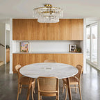 Ghiaccio Modern Glass Flushmount - fovolighting