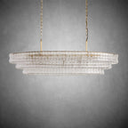 Ghiaccio Oval Chandelier 54"W/65"W - Merlinlamps