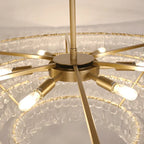 Ghiaccio Oval Chandelier 54"W/65"W - Merlinlamps