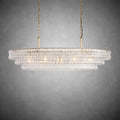 Ghiaccio Oval Chandelier 54"W/65"W - Merlinlamps
