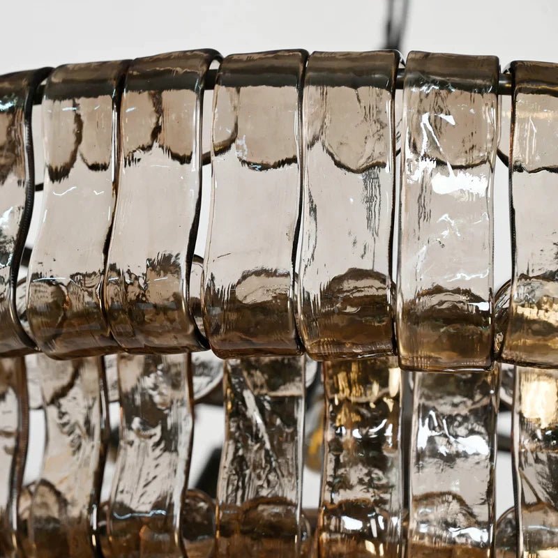 Ghiaccio Oval Chandelier 54"W/65"W - Merlinlamps