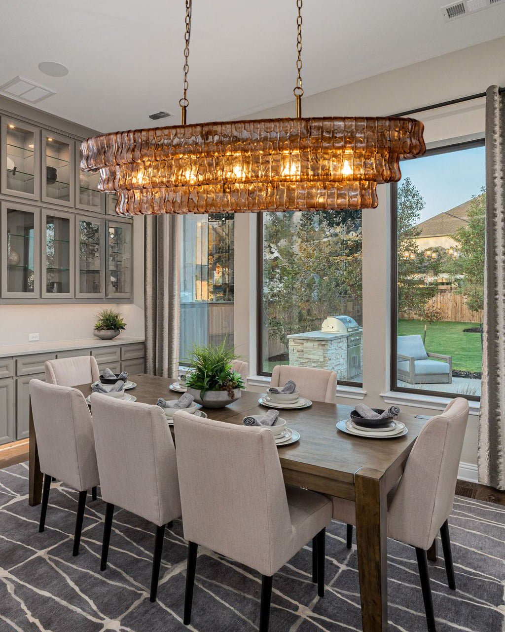 Ghiaccio Oval Chandelier - fovolighting