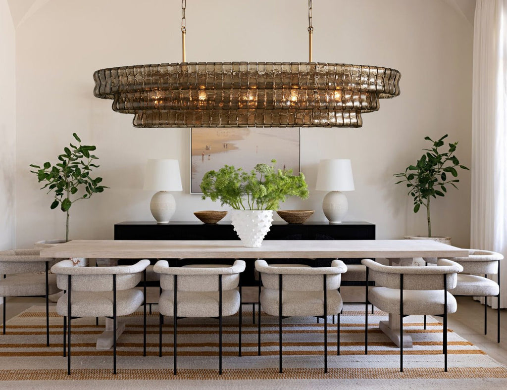Ghiaccio Oval Chandelier - fovolighting