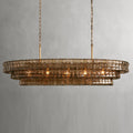 Ghiaccio Oval Chandelier - fovolighting