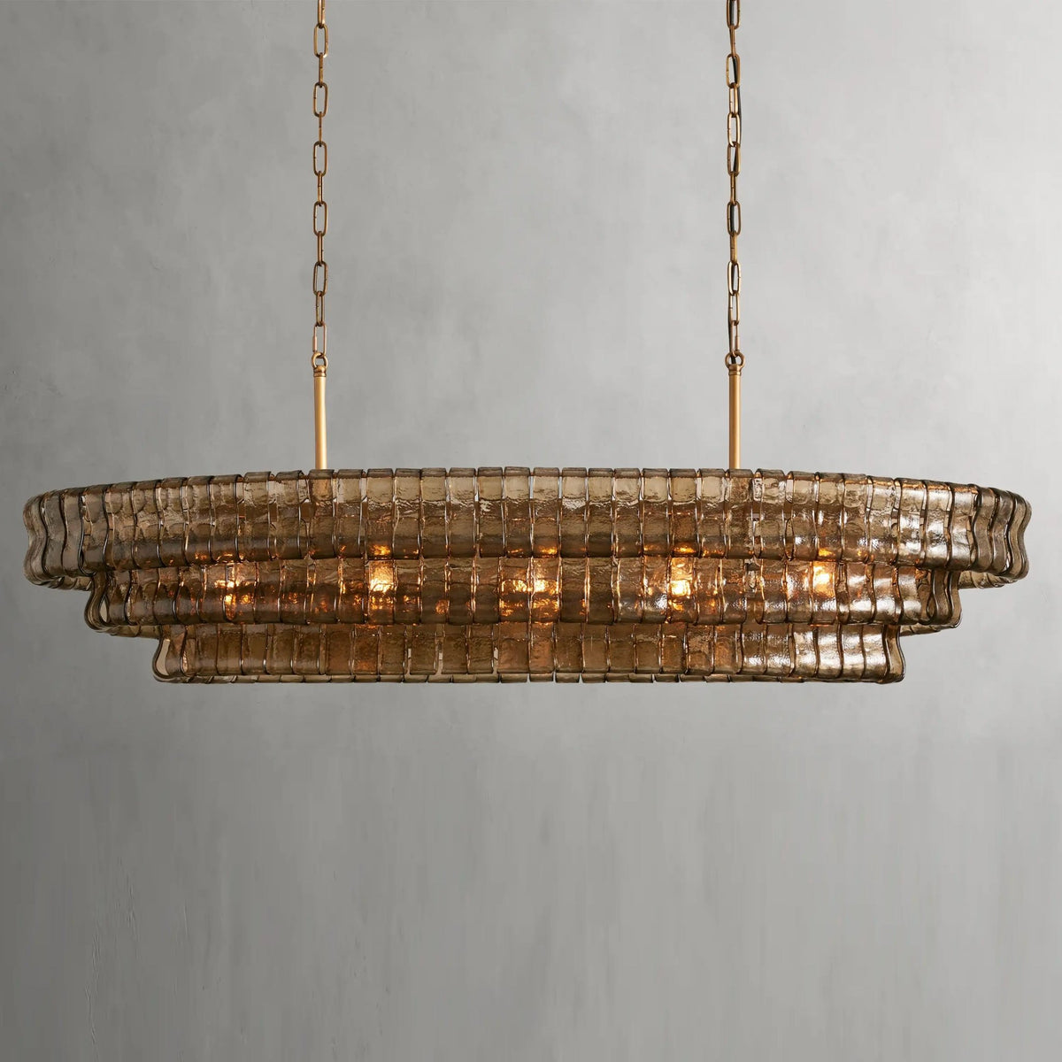 Ghiaccio Oval Chandelier - fovolighting
