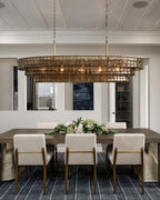 Ghiaccio Oval Chandelier - fovolighting