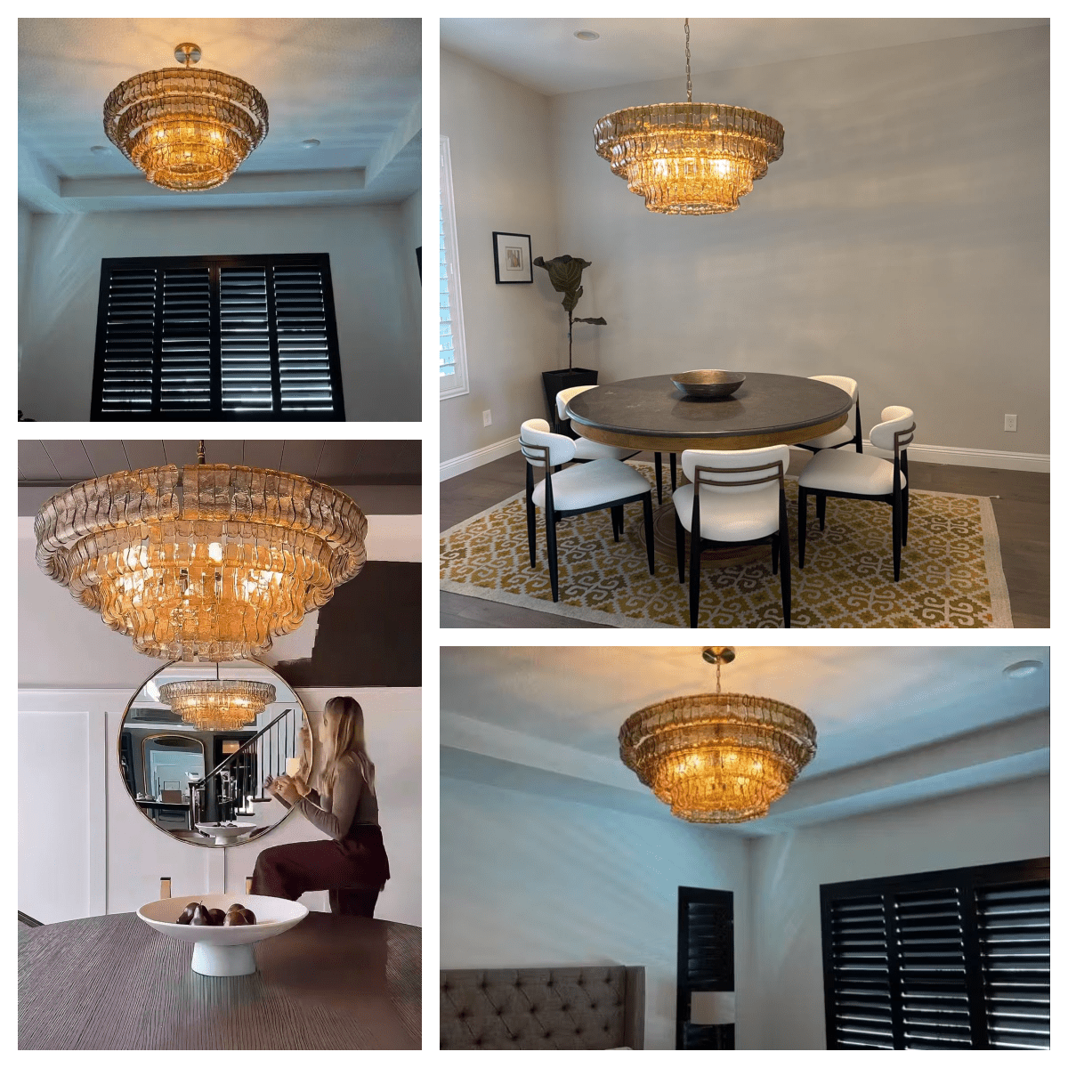 Ghiaccio Round Chandelier - fovolighting