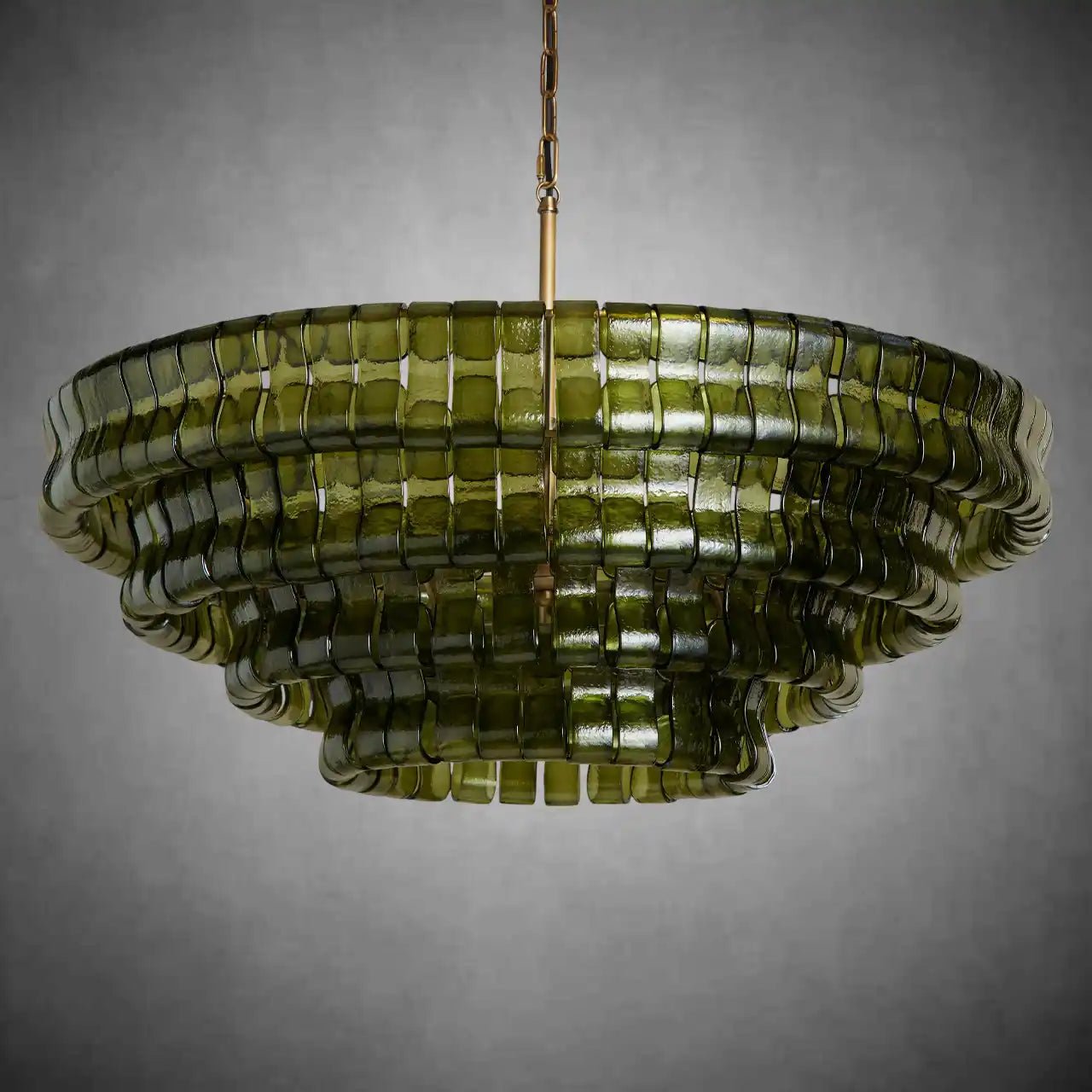 Ghiaccio Round Glass Chandelier - fovolighting