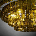 Ghiaccio Round Glass Chandelier - fovolighting