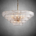 Ghiaccio Round Glass Chandelier - fovolighting