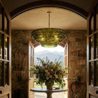 Ghiaccio Round Glass Chandelier - fovolighting