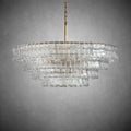 Ghiaccio Round Glass Chandelier - fovolighting
