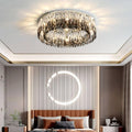 Giano Crystal Flush Mount Chandelier - fovolighting