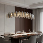 Giatti Modern Glass Dining Room Chandelier - fovolighting