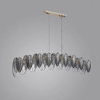 Giatti Modern Glass Dining Room Chandelier - fovolighting