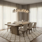 Giatti Modern Glass Dining Room Chandelier - fovolighting