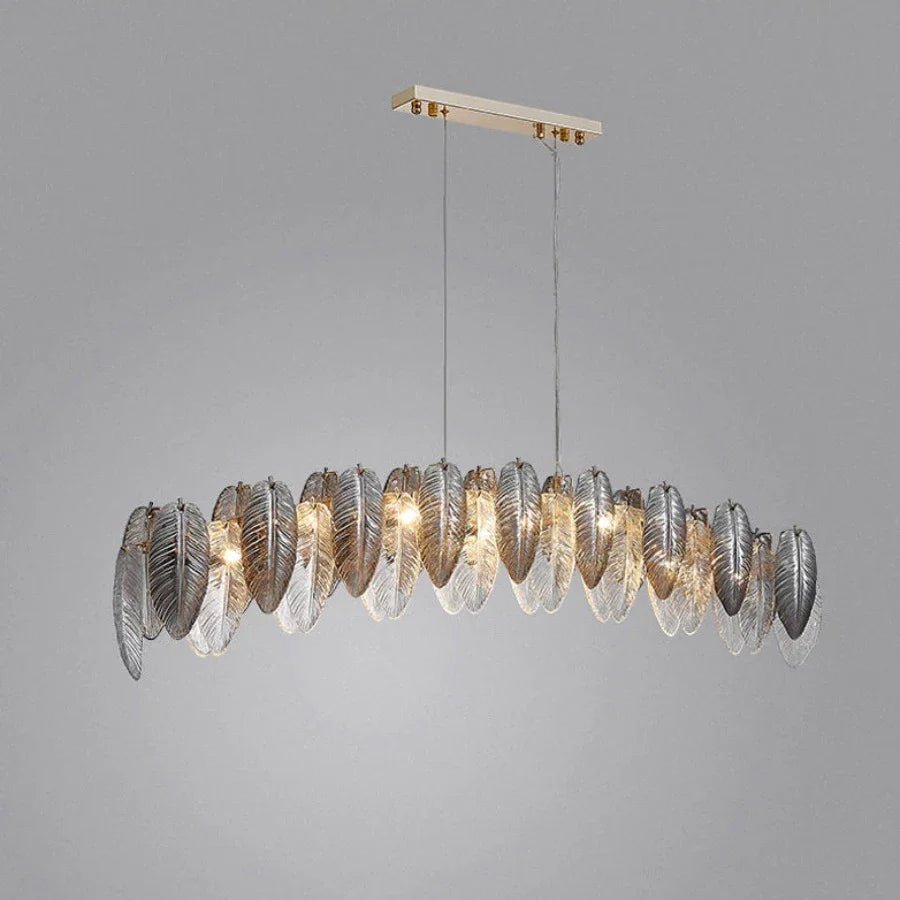 Giatti Modern Glass Dining Room Chandelier - fovolighting