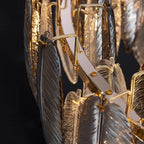 Giatti Modern Glass Dining Room Chandelier - fovolighting
