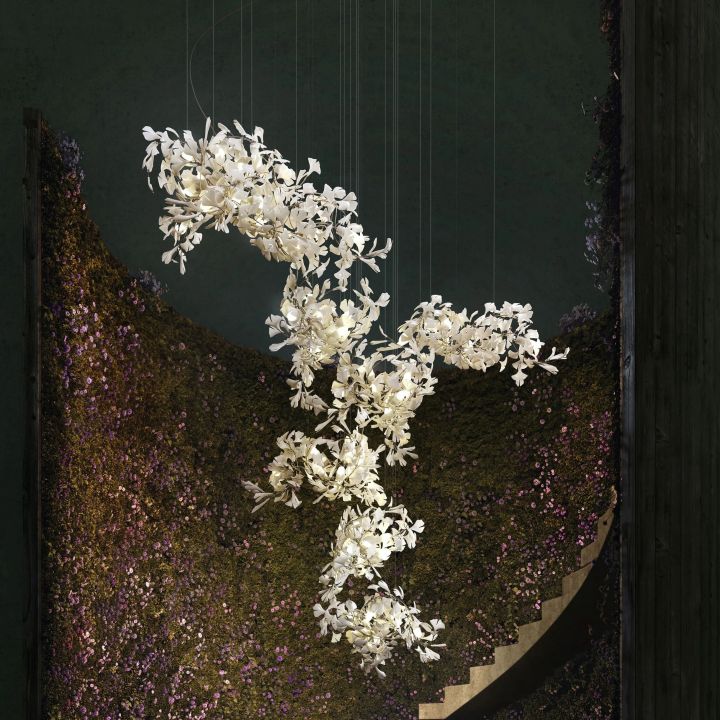 Gingko Combination Chandelier - fovolighting
