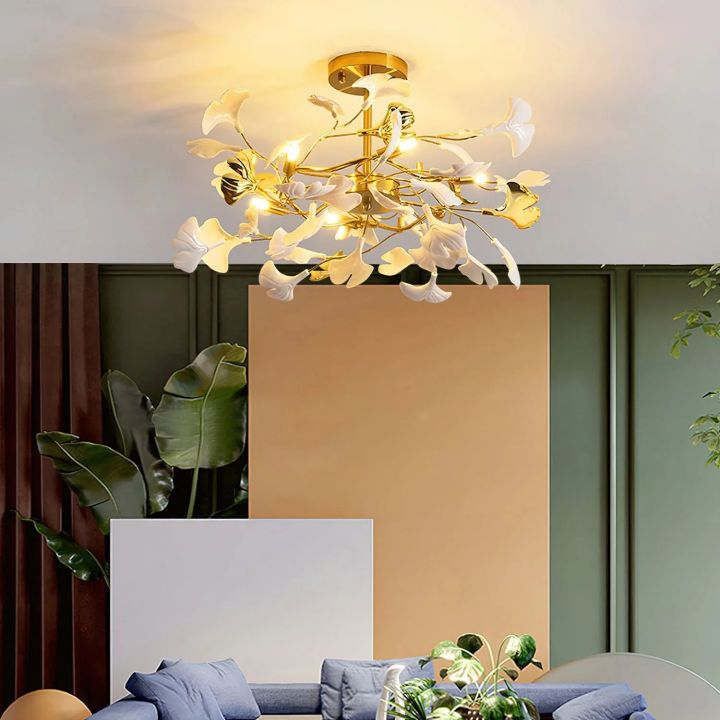 Gingko Luxury Chandelier Style B - fovolighting