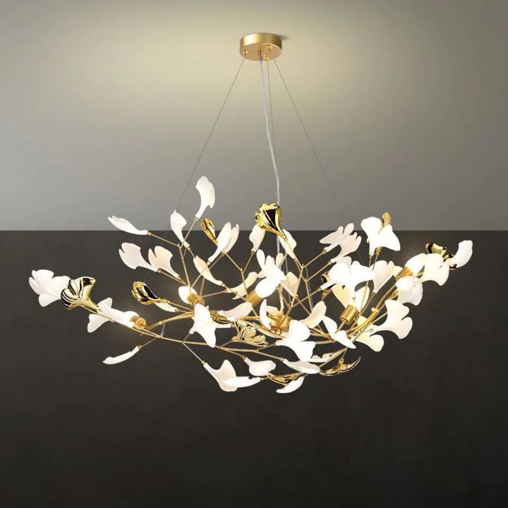 Gingko Luxury Chandelier Style D - fovolighting