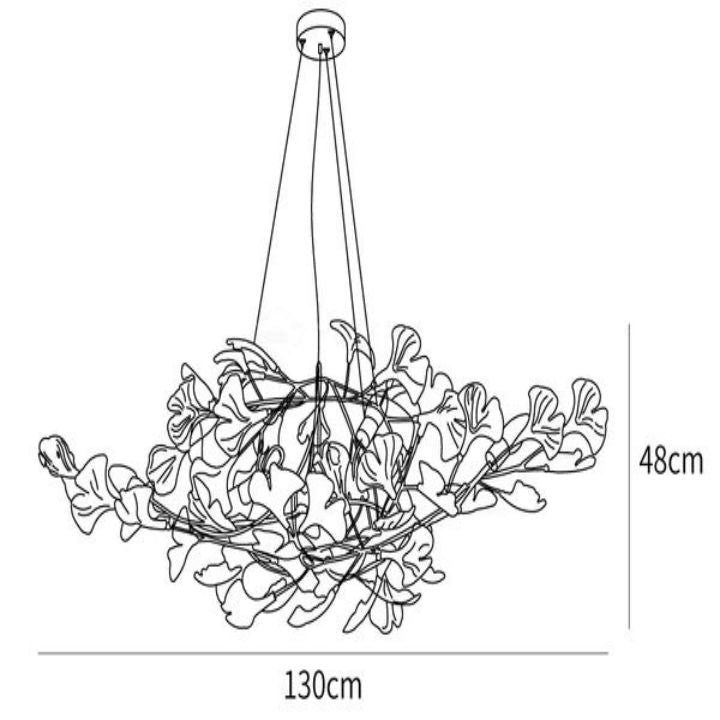 Gingko Luxury Chandelier Style D - fovolighting