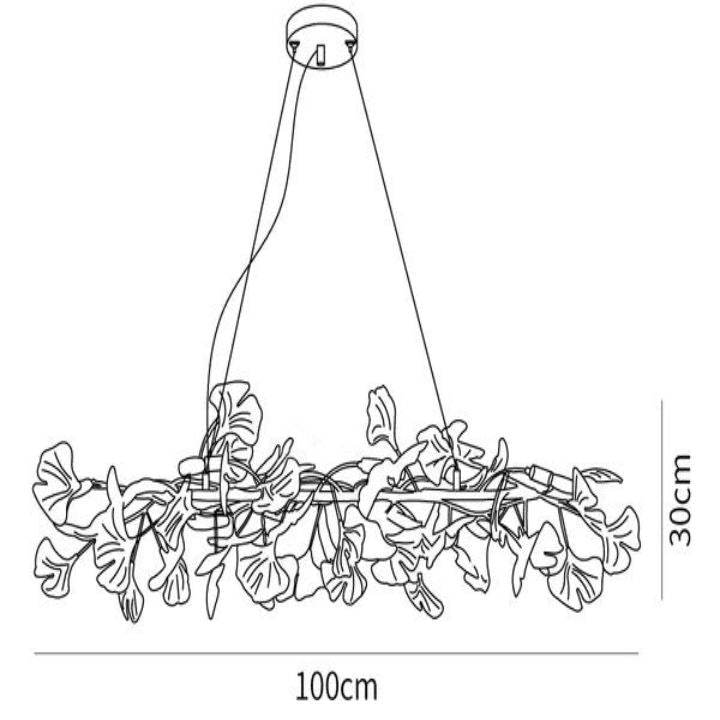 Gingko Luxury Chandelier Style E - fovolighting