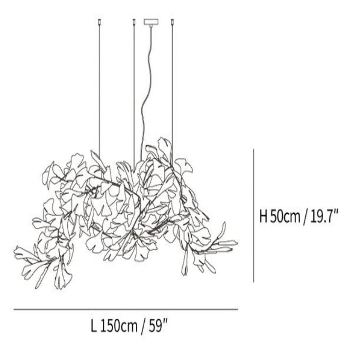 Gingko Luxury Chandelier Style G - fovolighting