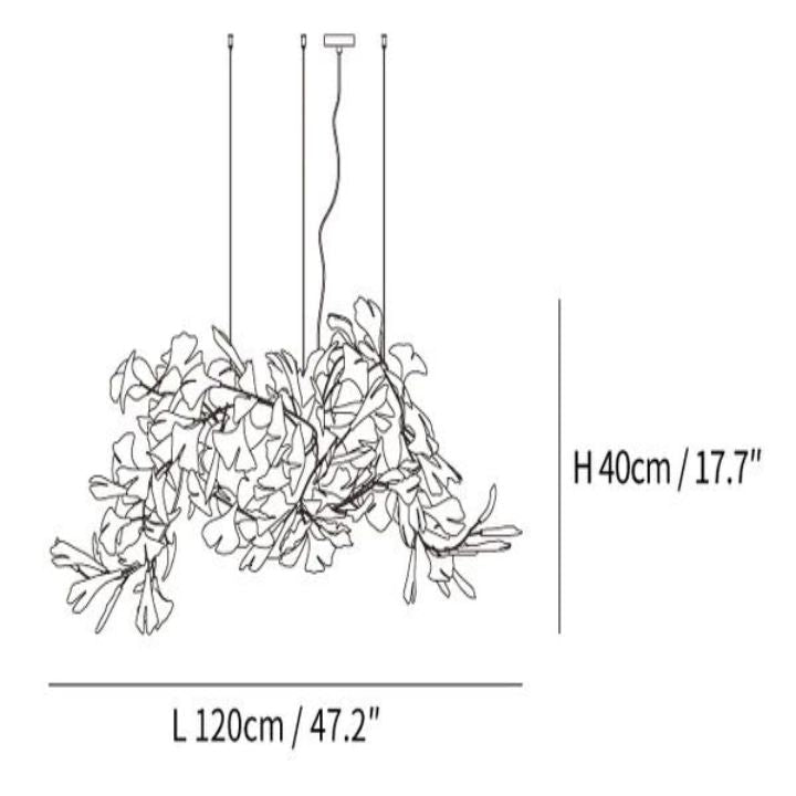 Gingko Luxury Chandelier Style G - fovolighting