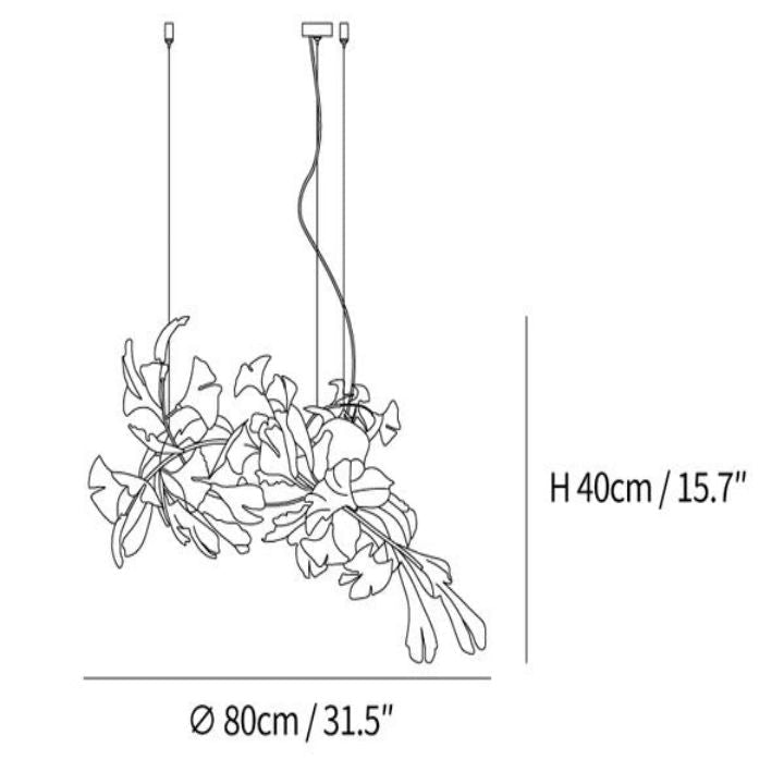 Gingko Luxury Chandelier Style I - fovolighting