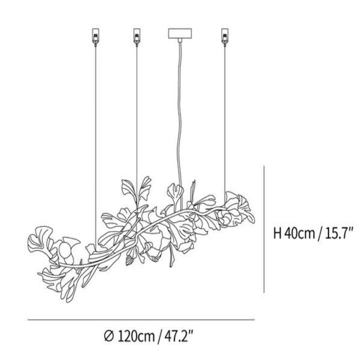 Gingko Luxury Chandelier Style I - fovolighting