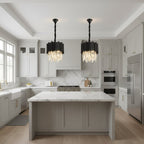 Gio 12 Inch Modern Crystal Chandelier - fovolighting