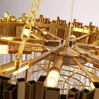 Gio 2 - Tier Crystal Chandelier - fovolighting