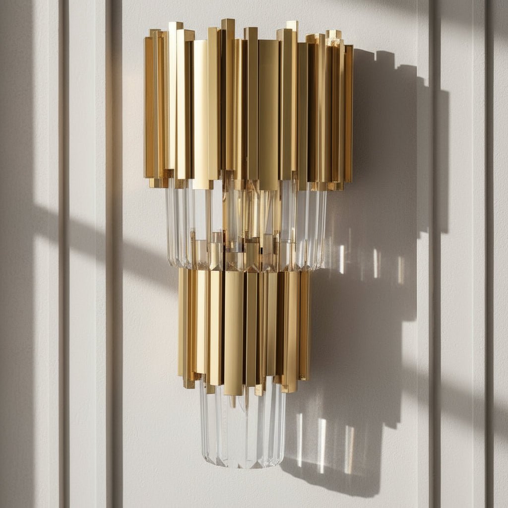 Gio 23" Crystal Wall Sconce - fovolighting