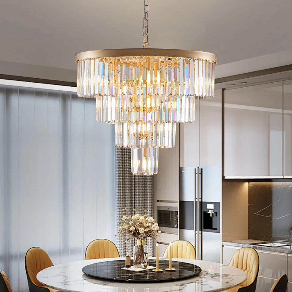 Gio 23.6" Crystal Chandelier - fovolighting