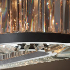 Gio Amber Crystal Dining Chandelier - fovolighting