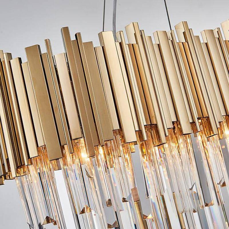 Gio Crystal Dining Room Chandelier - fovolighting